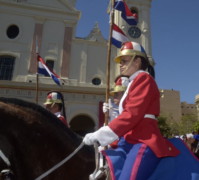 El Regimiento Aca Carayá fue uno de los ganadores de la batalla de Nanawa.