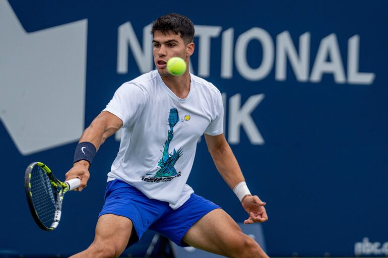 El español Carlos Alcaraz, uno de los favoritos para el torneo de Cincinnati