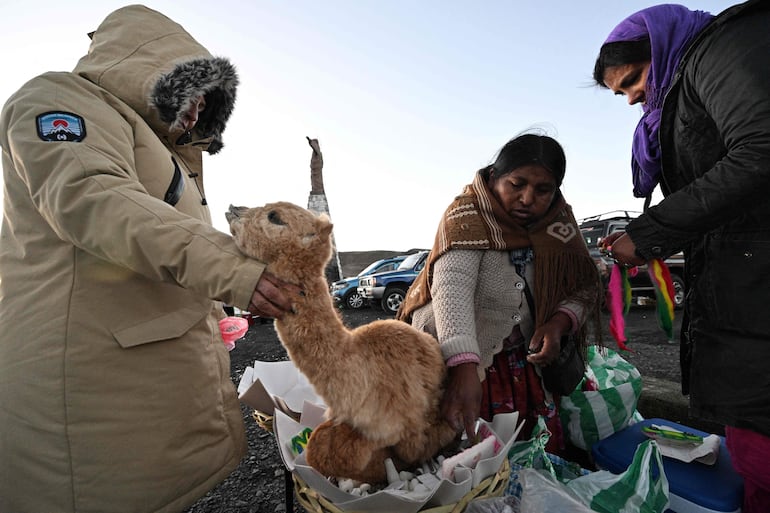 Bolivia inicia el mes de la Pachamama. (AFP)