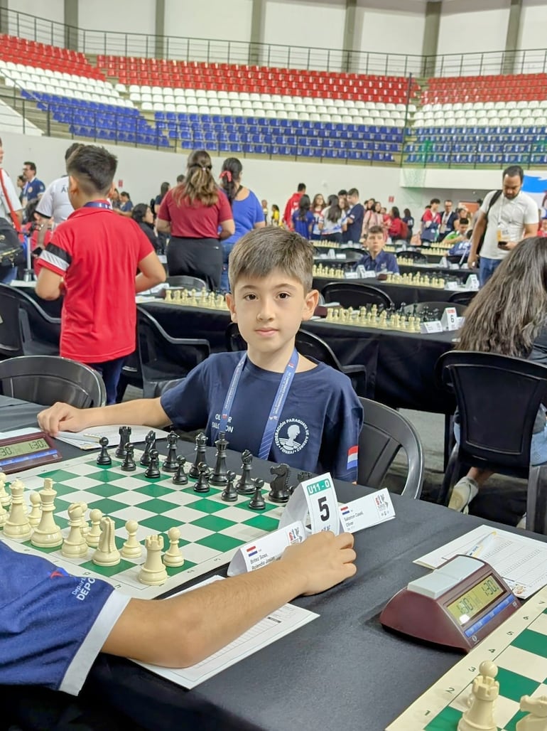 Participante del XIII Campeonato Panamericano Escolar de Ajedrez en su modalidad rápida. (gentileza).