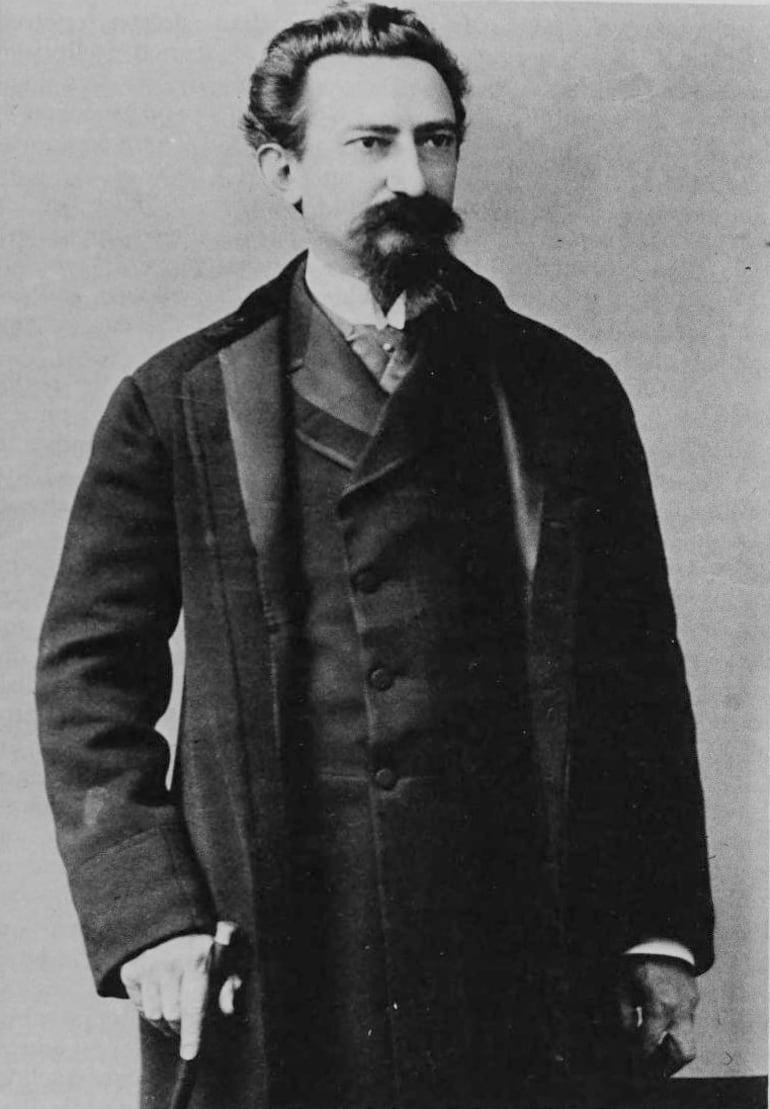 José Segundo Decoud como delegado de la comisión paraguaya en Washington en 1889.