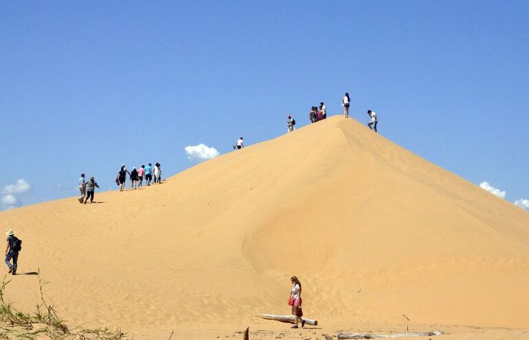 Dunas de San Cosme en sus mejores tiempos. Foto de Archivo