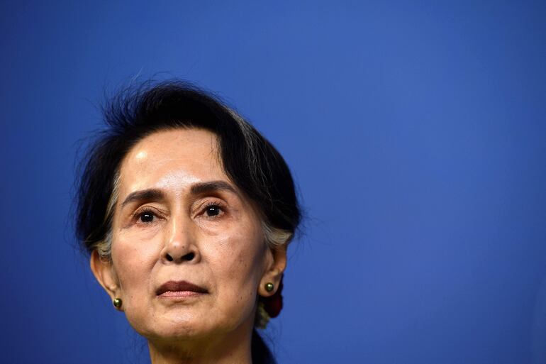 Aung San Suu Kyi.