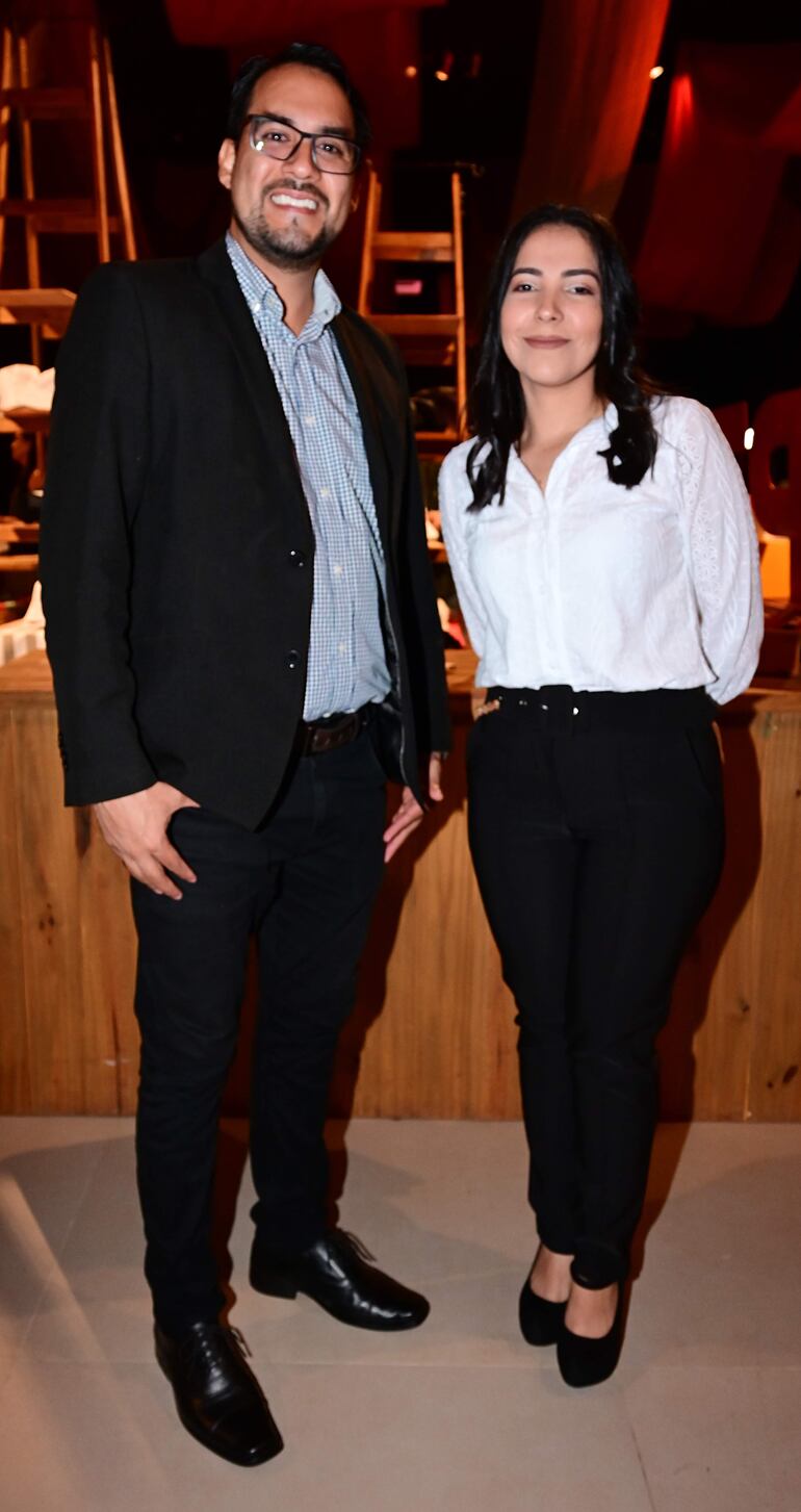 Gustavo Alderete y Rocío Pintos.