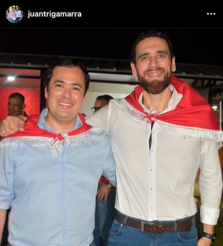 El diputado cartista Rodrigo Gamarra y su primo Juan Luis Alberto Gamarra, miembro de Erssan.