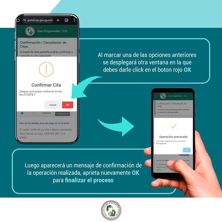 IPS Confirmación de citas