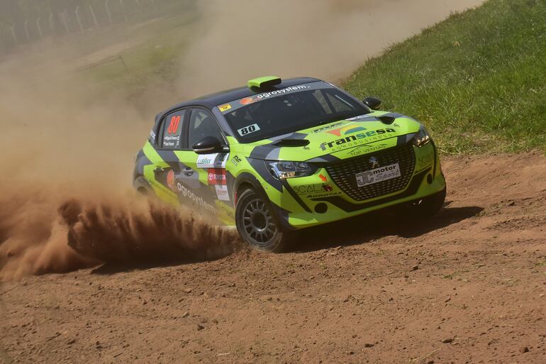 Miguel Franco (Peugeot 208 Rally4) ganó la F2 (Nacional y Regional).