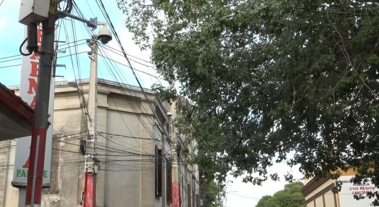 Cámaras de seguridad solo llegaron hasta el frente del Parque Caballero.