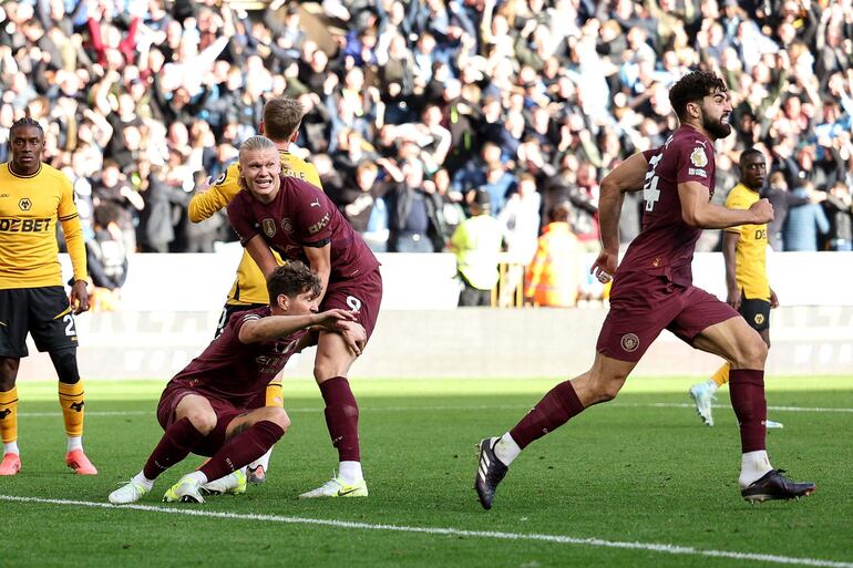 Manchester City consiguió la victoria ante el Wolverhampton