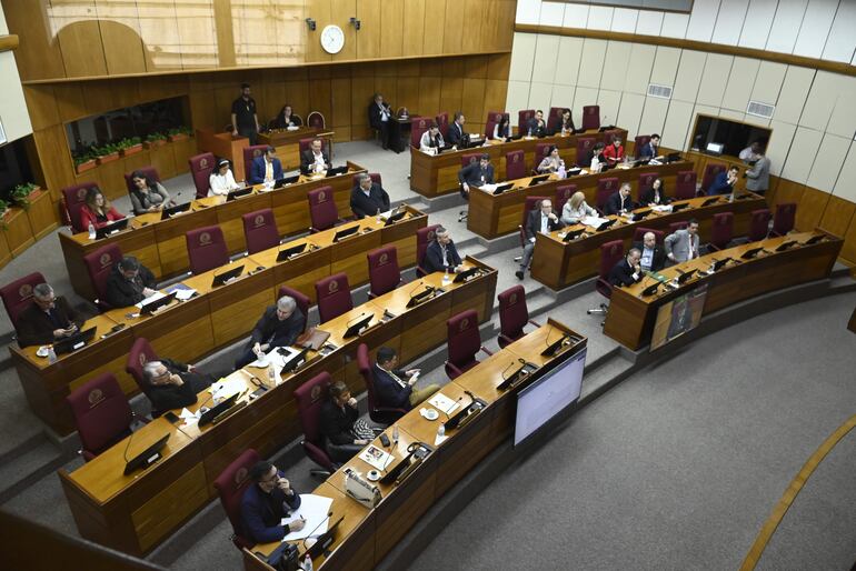 Reunión entre representantes de las ONGs y Senadores.