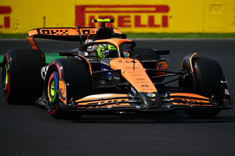 El piloto de McLaren, Lando Norris, consiguió la “pole” y estará al frente de la grilla de salida.