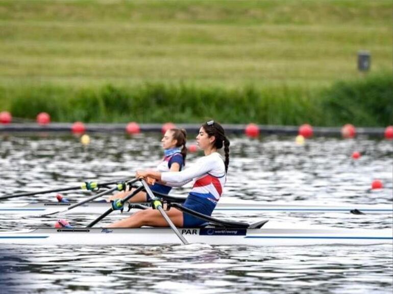 La paraguaya Nicole Anahí Martínez González (11/5/2003) cumplió una buena labor en el Mundial de Remo en Canadá, donde batió récord nacional.