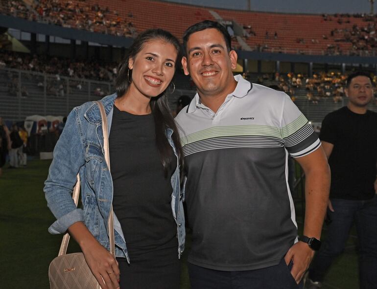 Micaela Fonerón y Diego Rojas.