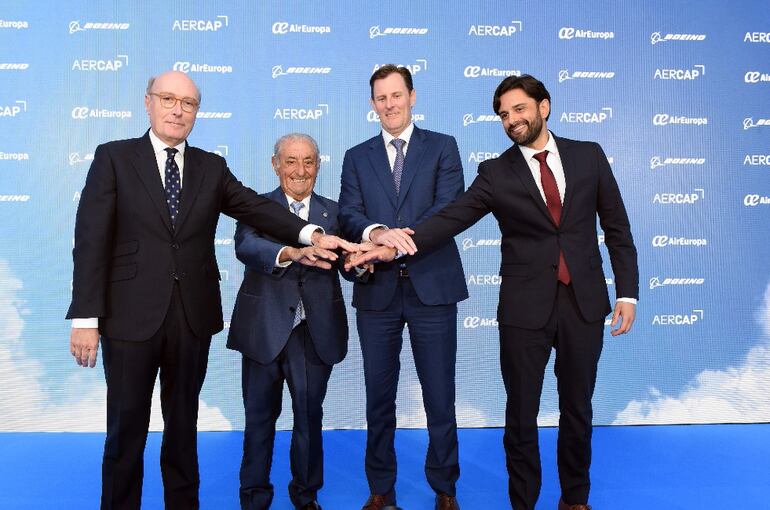 Directivos de Globalia y Air Europa mostraron lo nuevo de la marca.