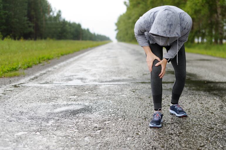 Dolor de rodilla.