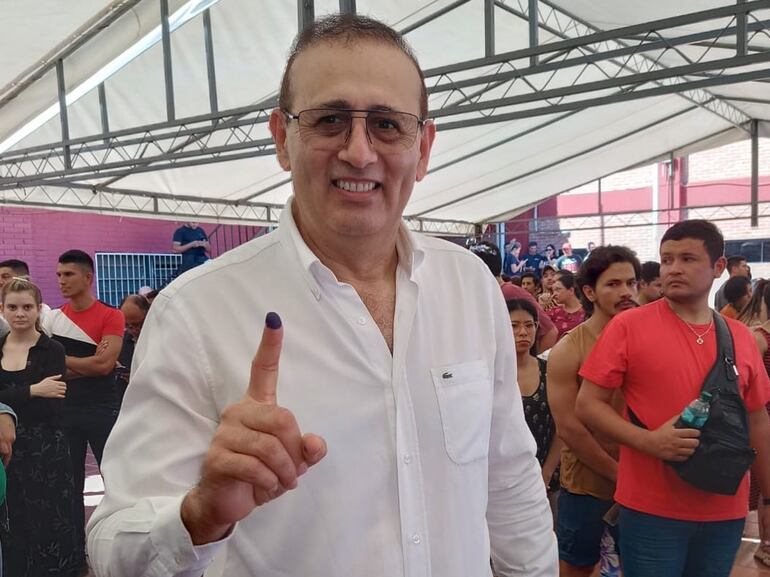 Senador Erico Galeano Segovia (ANR), cuyo desafuero fue solicitado por el Ministerio Público.