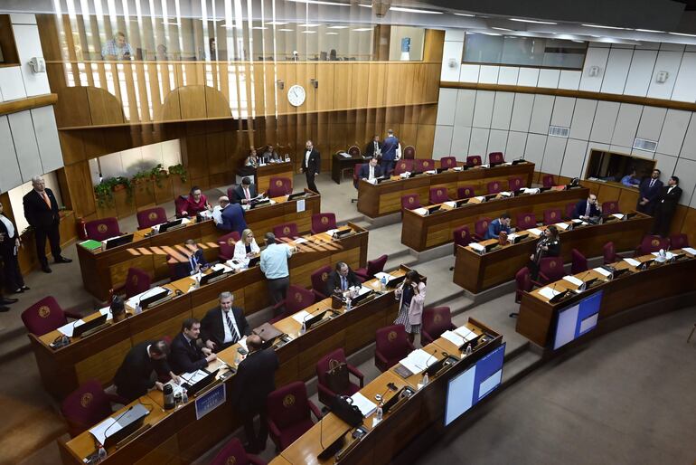 Plenaria de la Cámara de Senadores.