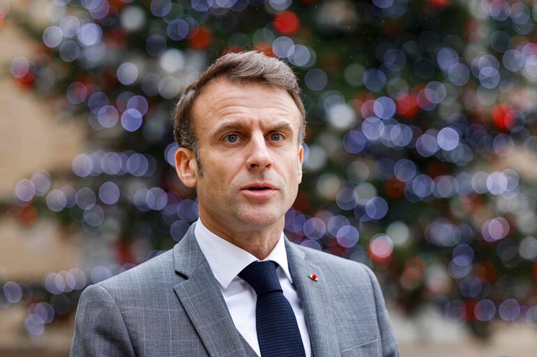 Emmanuel Macron, presidente de Francia.