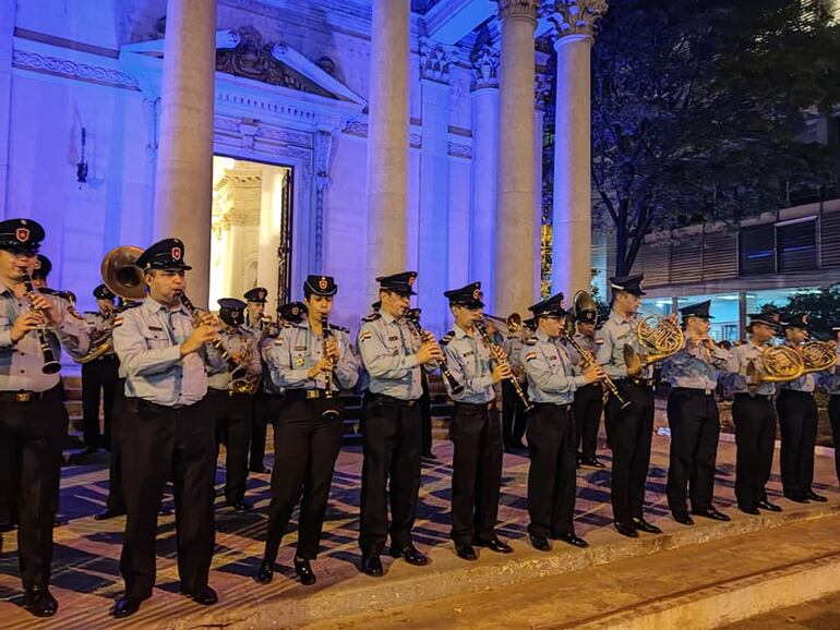 La Jazz Band de la Policía Nacional se presentará esta noche en el Teatro Municipal "Ignacio A. Pane".