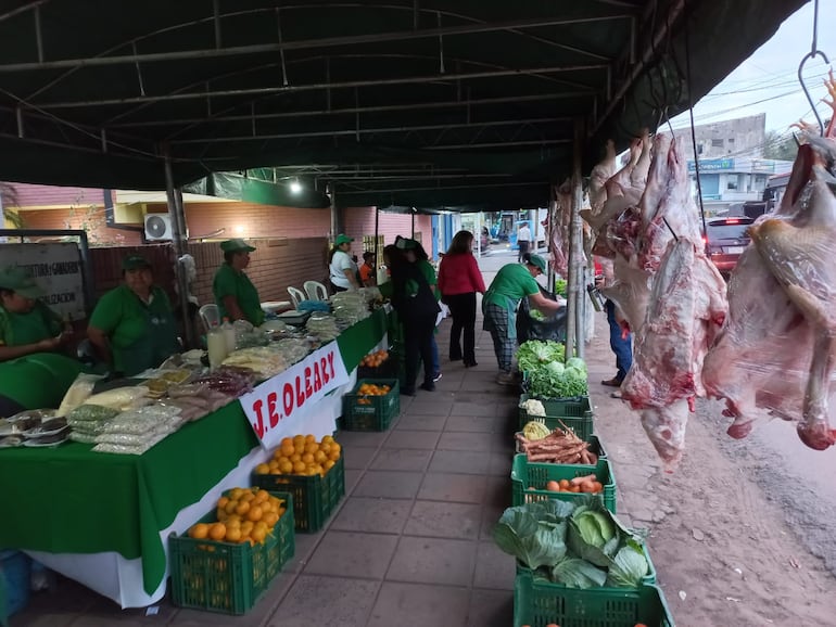 En San Lorenzo como en la Costanera se realizará la feria de productos frescos de familias que se dedican a la agrícultura.