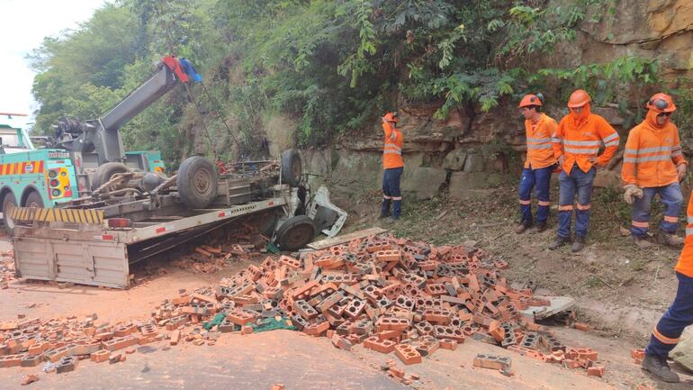 Una vez más ocurrió un accidente en Pedrozo.