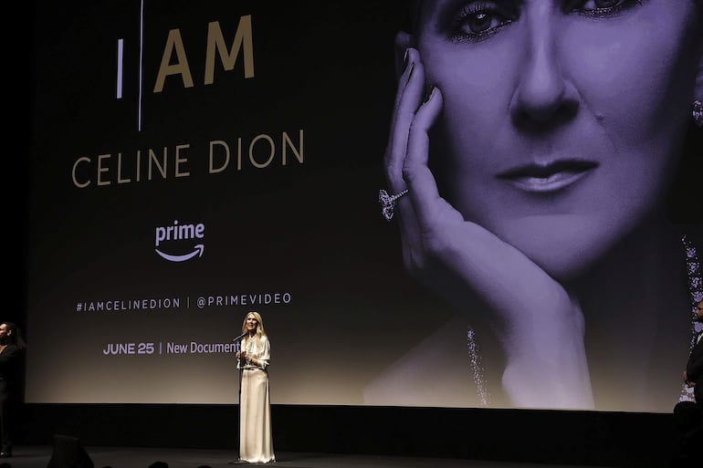 Celine Dios en la presentación de su documental 'I am: Celine Dion', en Nueva York. (EFE/Prime Video/Dave Allocca/Starpix)

