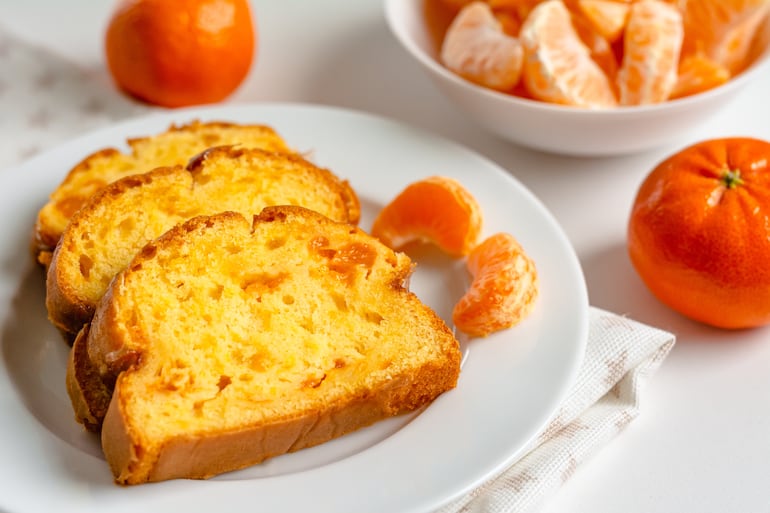 Torta de mandarina.