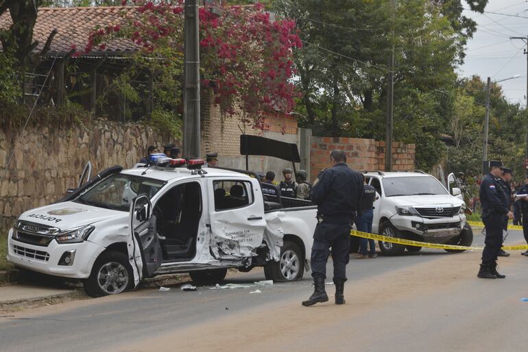 En el ataque hecho para permitir la huida de Samura fue asesinado el comisario Félix Ferrari, quien recibió un tiro de fusil en la espalda.