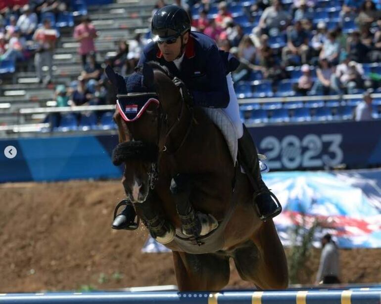 Denis Gouvea estará hoy en la final de saltos, con Luciano SP.