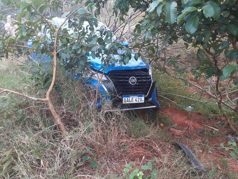 La docente salió ilesa del percance que sufrió sobre ruta tramo Carapeguá- Nueva Italia.