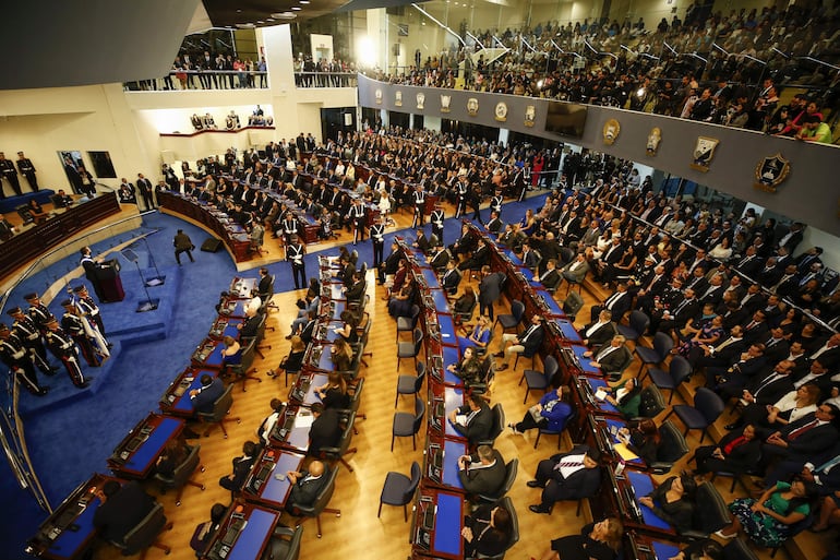 Sesión del Congreso de El Salvador.