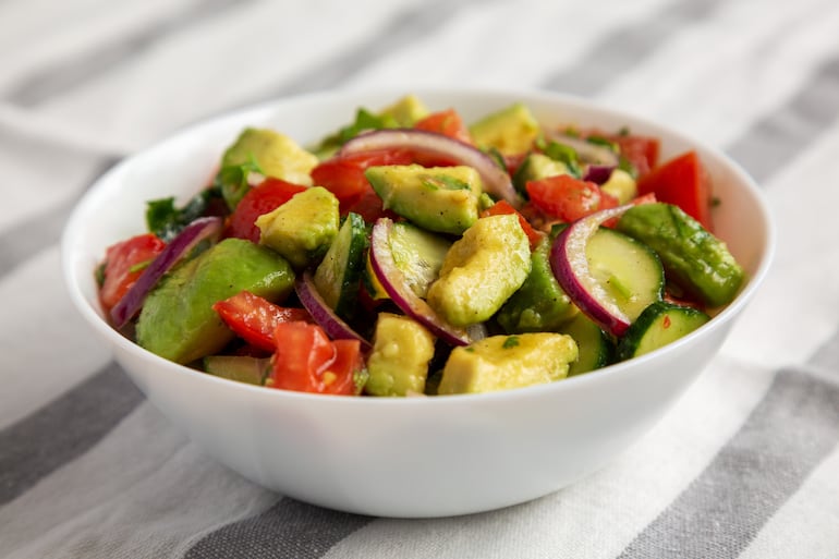 Ensalada de aguacate.