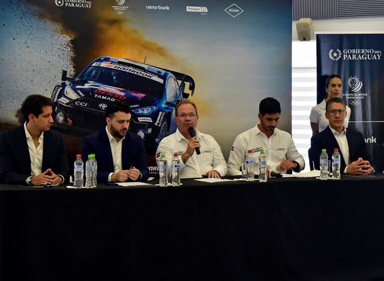 Comité Organizador del WRC del Paraguay 2025 presentó a los patrocinadores del evento.