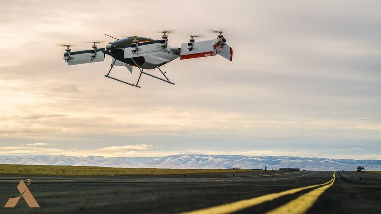 El prototipo “Vahana” de Airbus e 100 % eléctrico y cero emisiones de CO2.