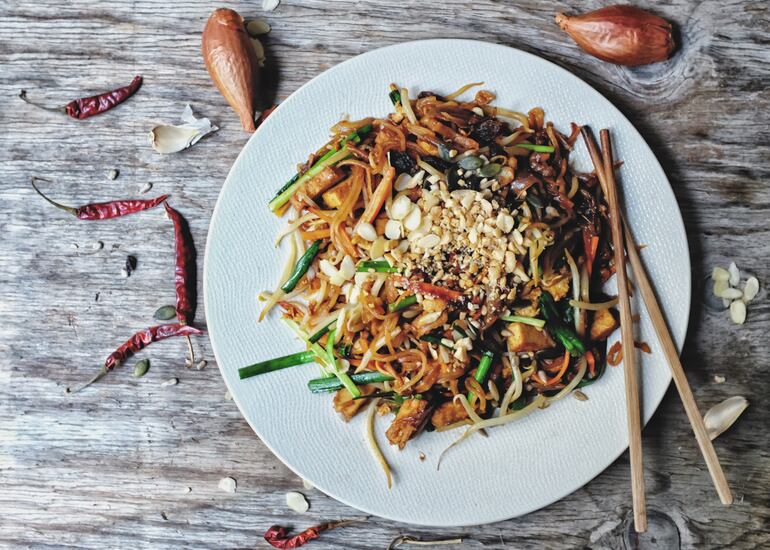 Fideos orientales.