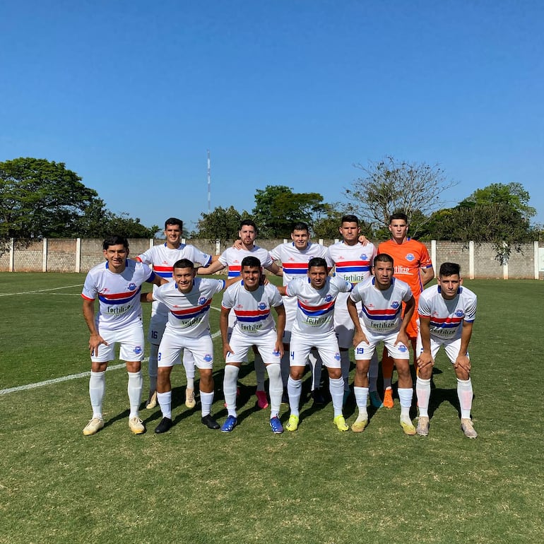 Patriotas FC de Hernandarias, uno de los equipos con mejor desempeño en la actual edición del Campeonato Nacional B.