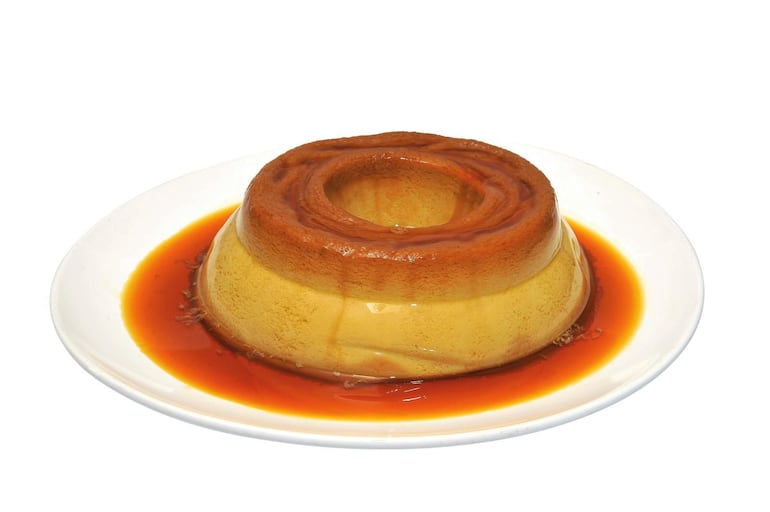 Flan de leche condensada.