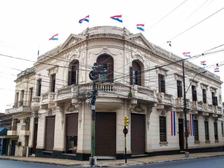 Fachada de la sede de la Secretaría Nacional de Cultura.