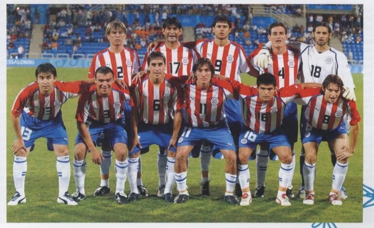 Onceno paraguayo&nbsp;en Atenas 2004.