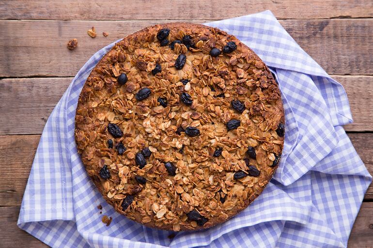 Torta de granola.