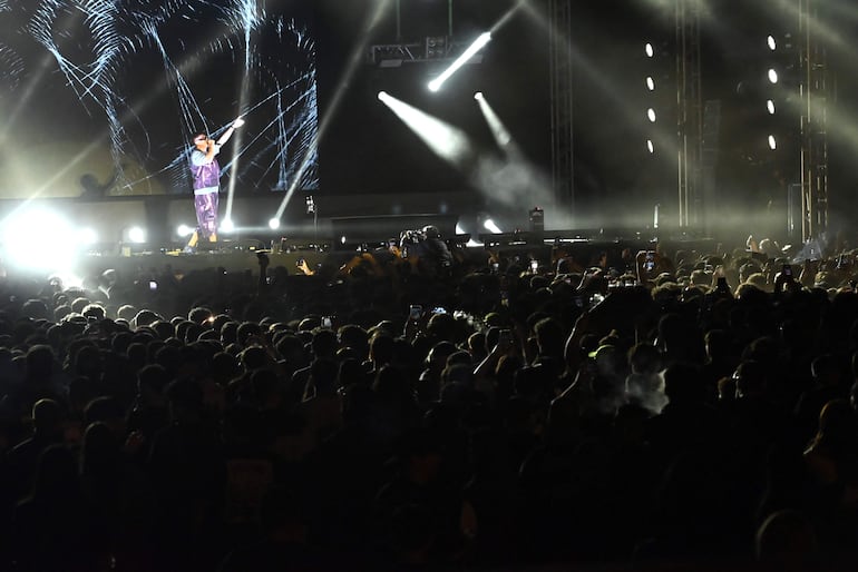 Alrededor de 1.500 personas disfrutaron del show realizado en el Puerto de Asunción.