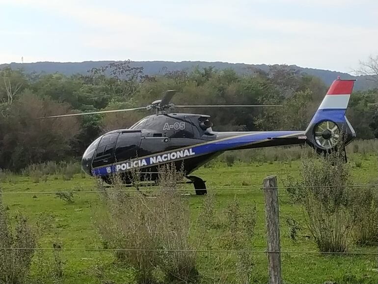 Se va realizar sobre vuelo con helicóptero de la Policía Nacional, para tratar de detener al último que falta.