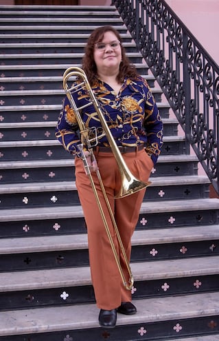 Fatima Abramo será esta noche solista de trombón junto con la OSIC.