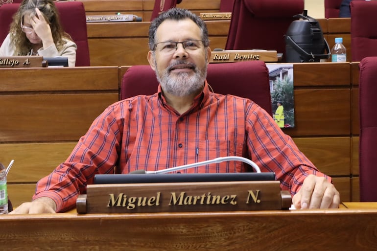 Miguel Martínez (Independiente), diputado.