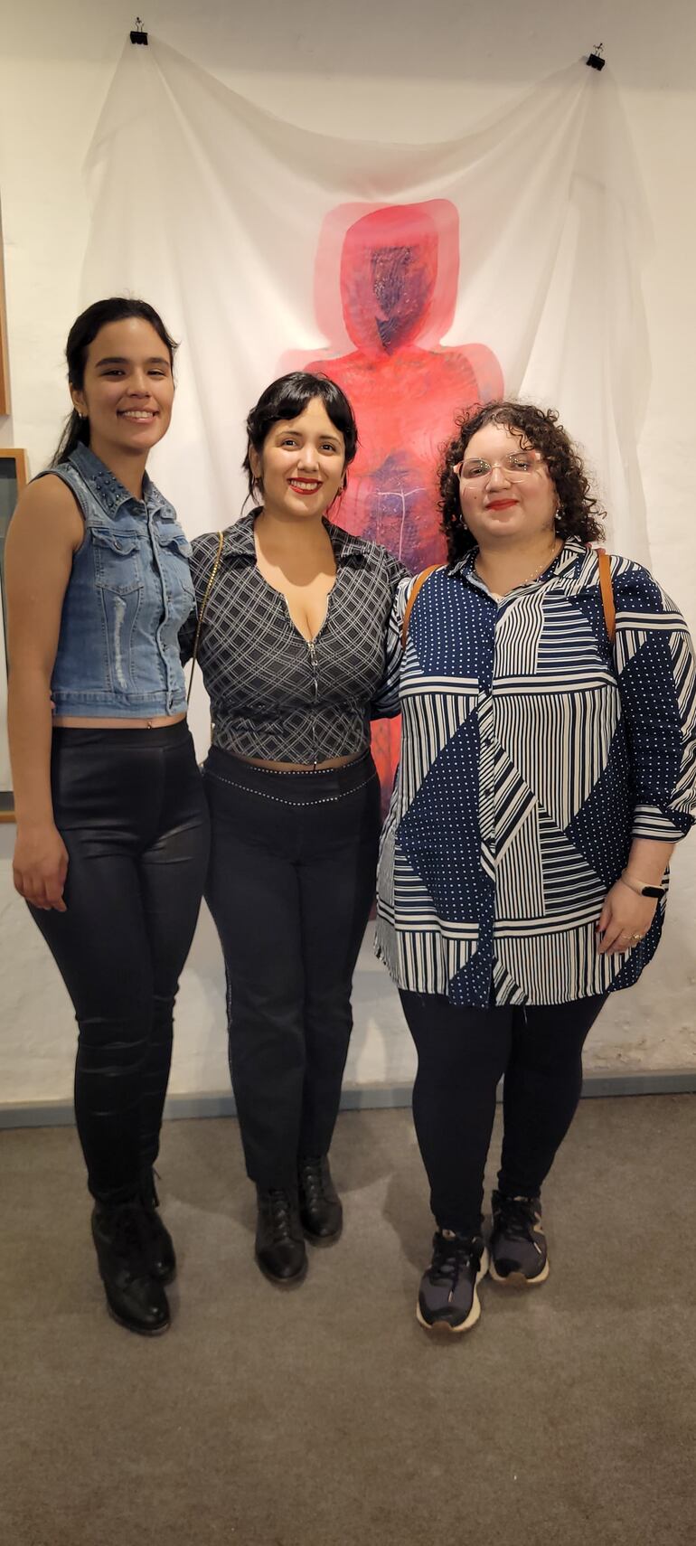 Michelle Ruiz Diaz, Belén Rodríguez y Letizia Alvarenga.