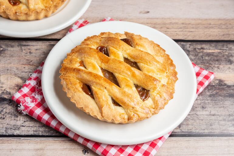 Pastafrola de dulce de leche.