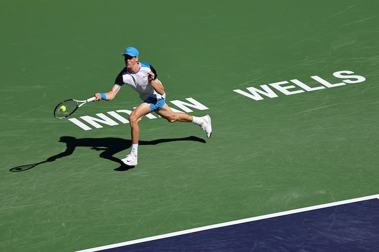 Jannik Sinner en Indian Wells, donde dio positivo el año pasado.