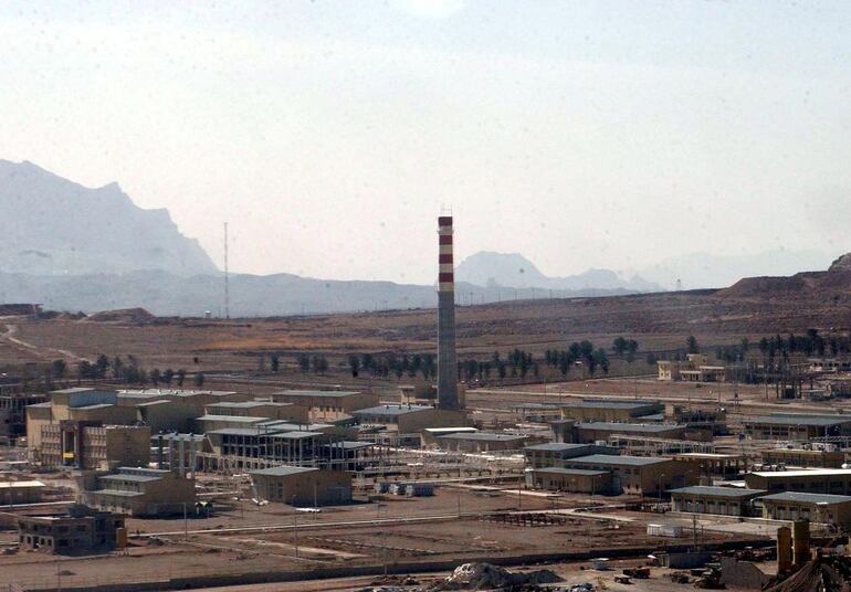 Un complejo de enriquecimiento de uranio en Isfahán, Irán. 