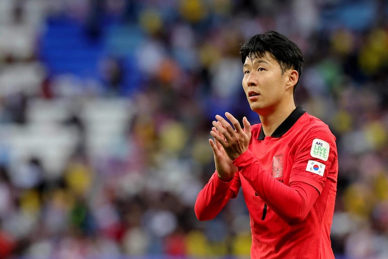 La gran figura surcoreana Son Heung-min (31 años) luego del empate de ayer ente Malasia.