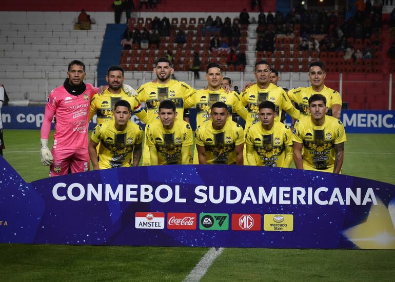 Equipo de Trinidense, que dio batalla en el duelo ante Nacional Potosí, donde cayeron 2-1 sobre el final.